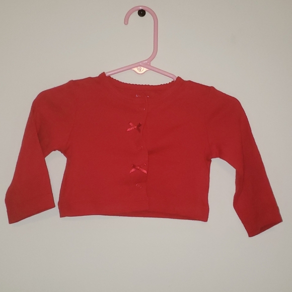 Carter's Valentine's Day Dress and Cardigan 6 mos. - Picture 4 of 4